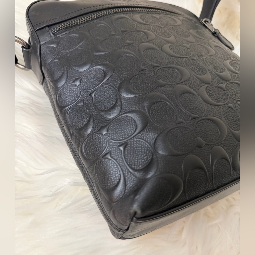 Coach Houston Flight Bag In Signature Leather. - Picture 5 of 11